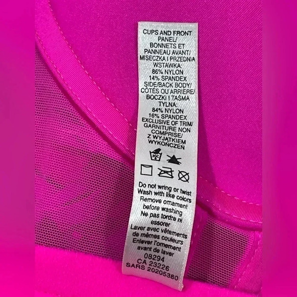 La Senza Bustier Corset  Hot Pink With Jewels - Picture 6 of 8